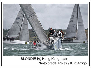 BLONDIE IVHong Kong team, Photo credit: Rolex / Kurt Arrigo